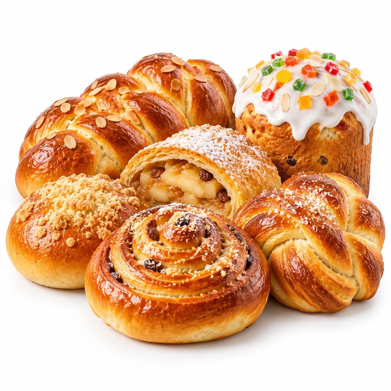 Golden Bakery Pastry Assortment