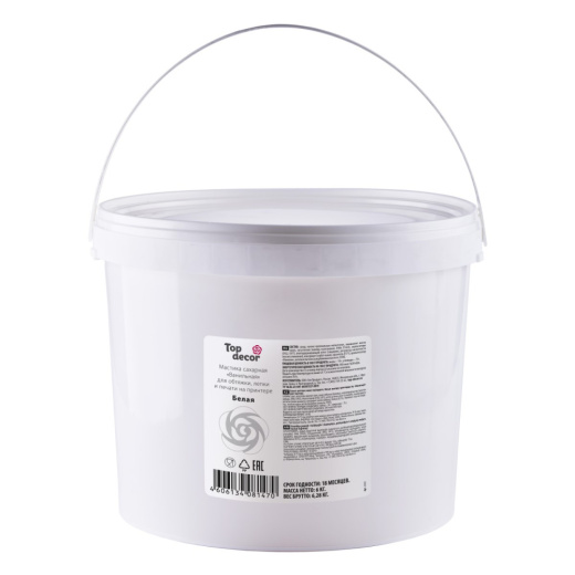 Мастика белая ванильная 6 кг