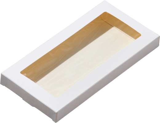 Коробка для шоколада  , 160х80х15 белая OSQ